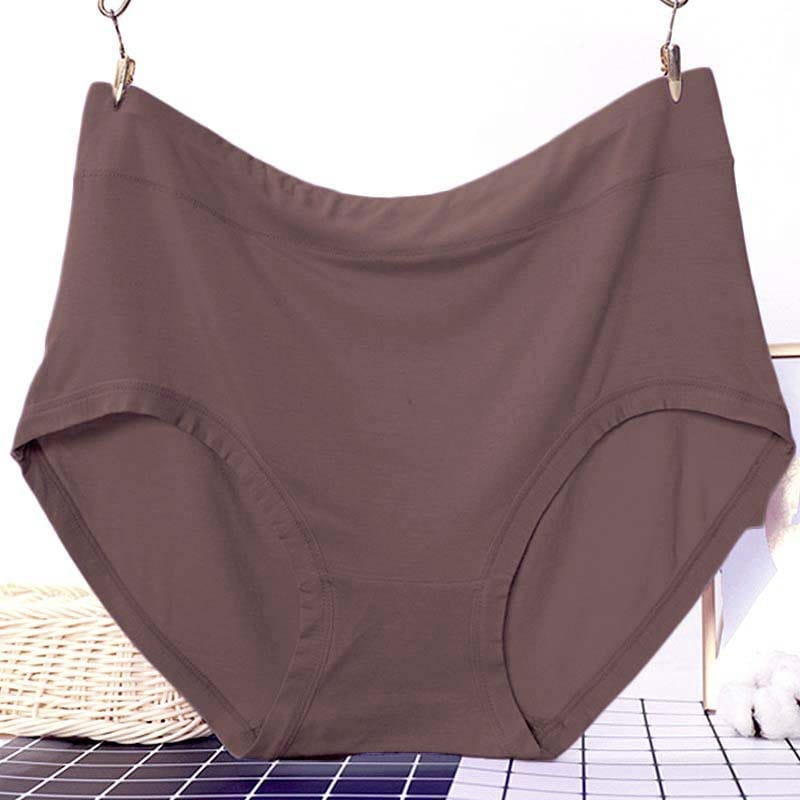 Plus Size women Panties modal cotton soft Sexy Underwear Women High Waist Ultrathin Breathable underpants 65-150kg