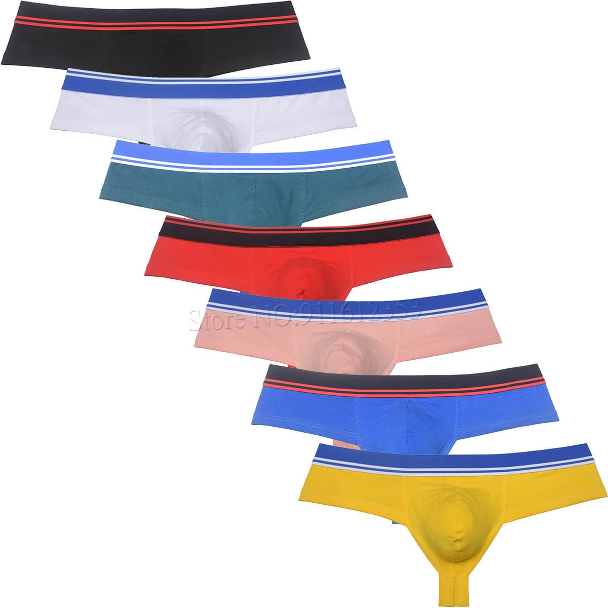 Men Underwear Cotton Cheeky Boxer Briefs Bottoms Trunks Brazil Bikini Men's Panties Male Skimpy Pouch Shorts