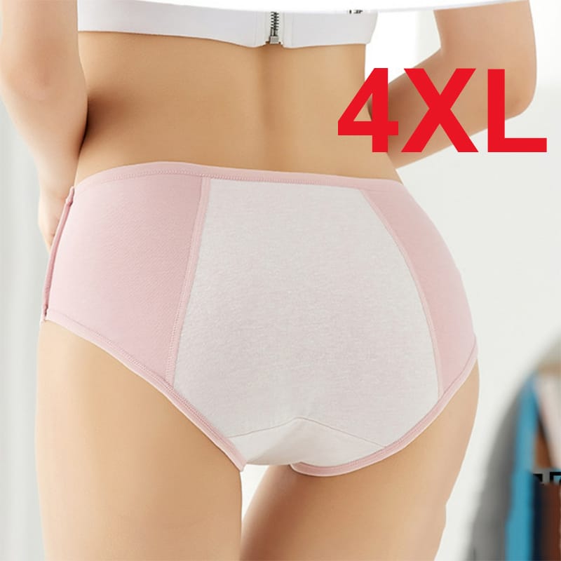 Leak Proof Menstrual Panties Physiological Pants Women Underwear Period Cotton Waterproof Briefs Plus Size XXXL Female Lingerie