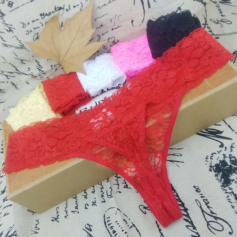 L XL XXL XXXL adjusted Sexy cozy  Lace Briefs g thongs Underwear Lingerie for women 1pcs zx1041