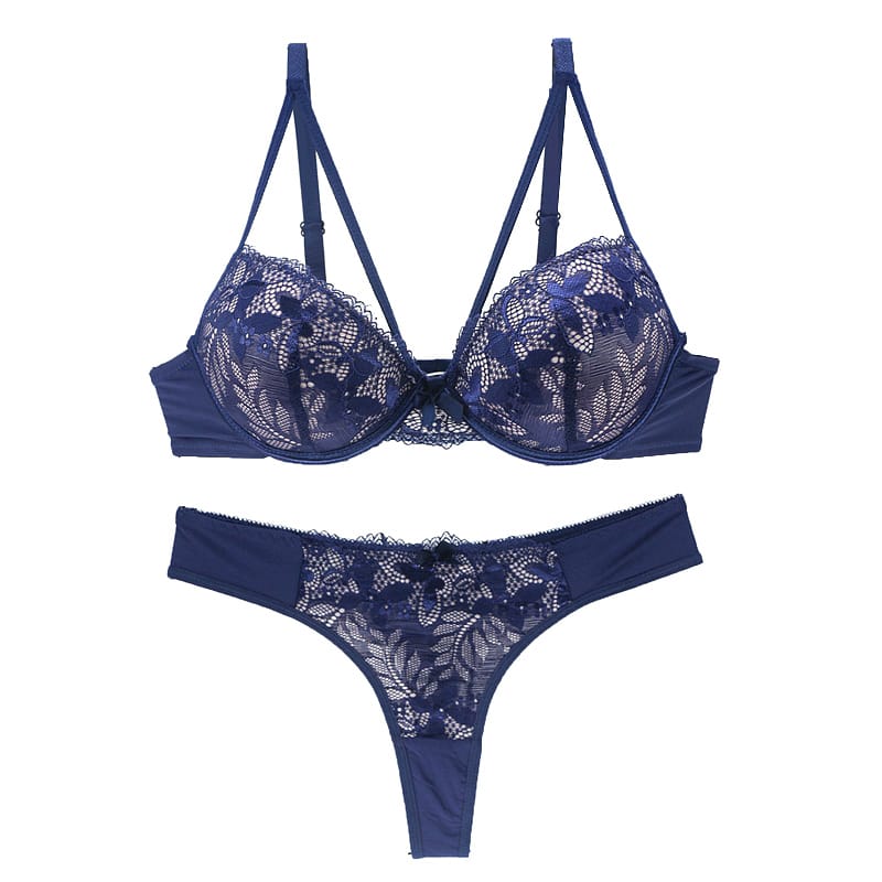 DaiNaFang Brand 2022 New BCDE Cup Underwear For Women Sexy Push Up Bra & Brief Panty Fashion Ladies Female Plus Size Lingerie