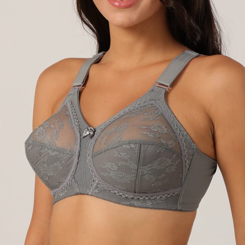 No Rims Thin No Sponge Hollow Out  Sexy Lace Bra Lingerie  Full Cup Large Cup Thin Plus Size  Bras for Women Underwear