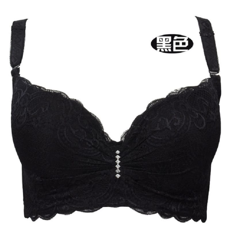 Thin bra cup adjustable push up bra side gathering furu mm Large c cup e cup women underwear size