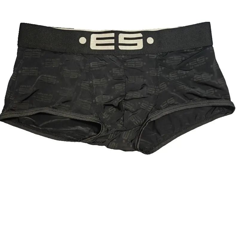 Mens fashion minimalist underwear low waist fashion boxer shorts.