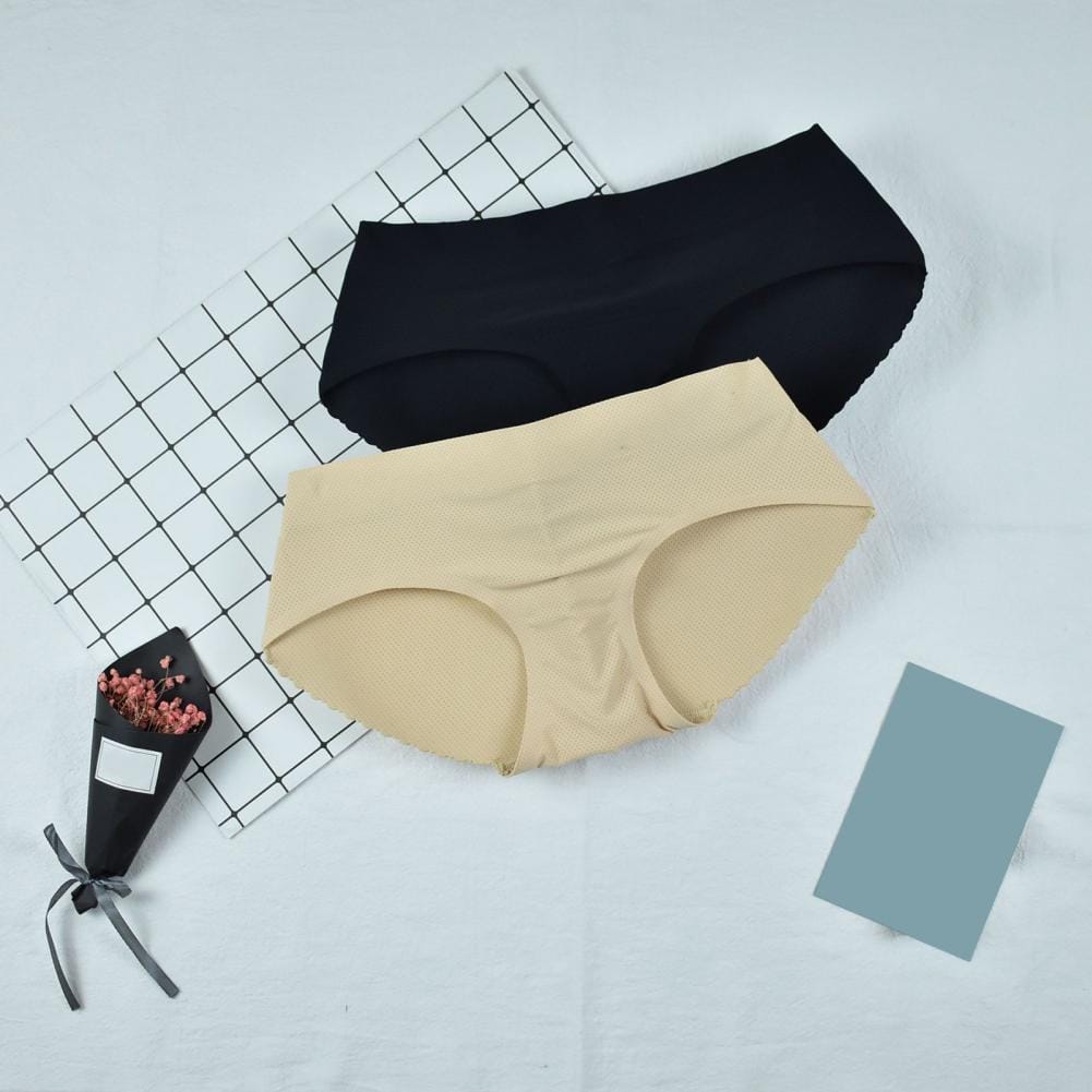 Low Waist Butt Lifter Padded Panties for Women Sexy Underwear Enhancer with Push Up Padding Wear Lady Underpants Female Briefs