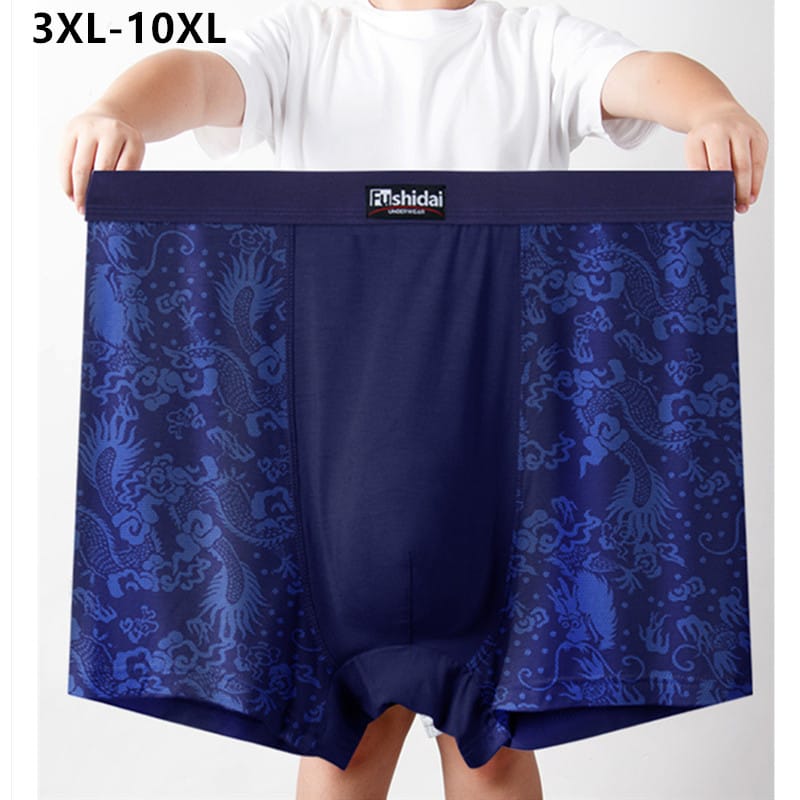 10XL Men Underwear 9XL 8XL 7XL Modal Male 150KG High Waisted Panties Plus Size Boxers Overlarge Underpants 6XL 5XL Boxershorts