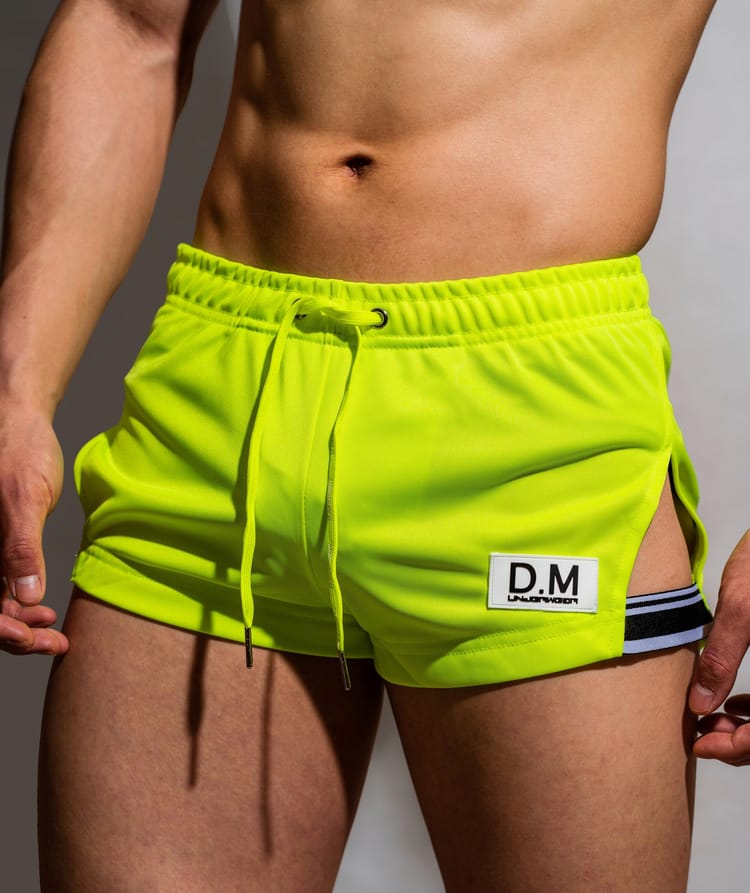 Men's Home Pants Low Waist Fashion Underwear Shorts Simple Tie Polyester  Four Corners Casual Boxer Pants