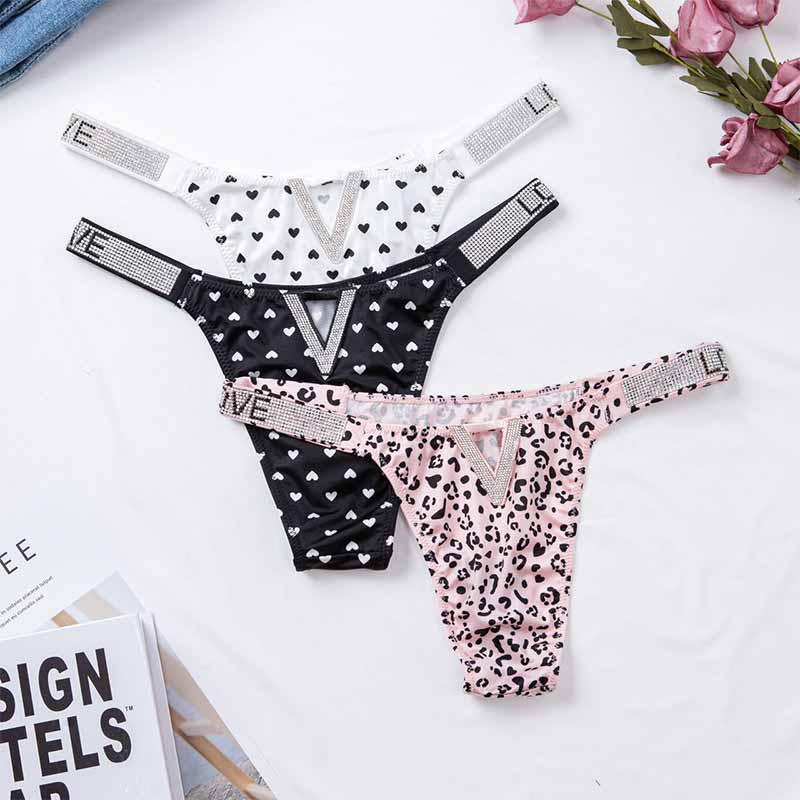 Sexy Panties for Women's Briefs Underwear Ladies Underpants Girls G-string Comfortable Intimate Low Waist Thongs Ladies Lingerie