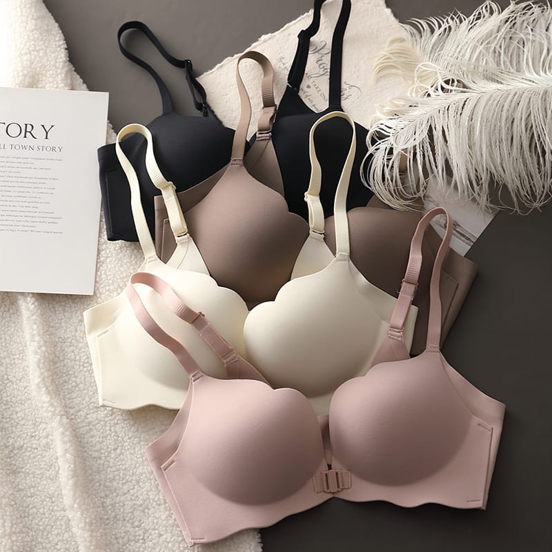 Invisible Bras The New Lingerie for Ladies Front Buckle Push Up Bra for Women Fashion Sexy Underwear Push-up Seamless Women's