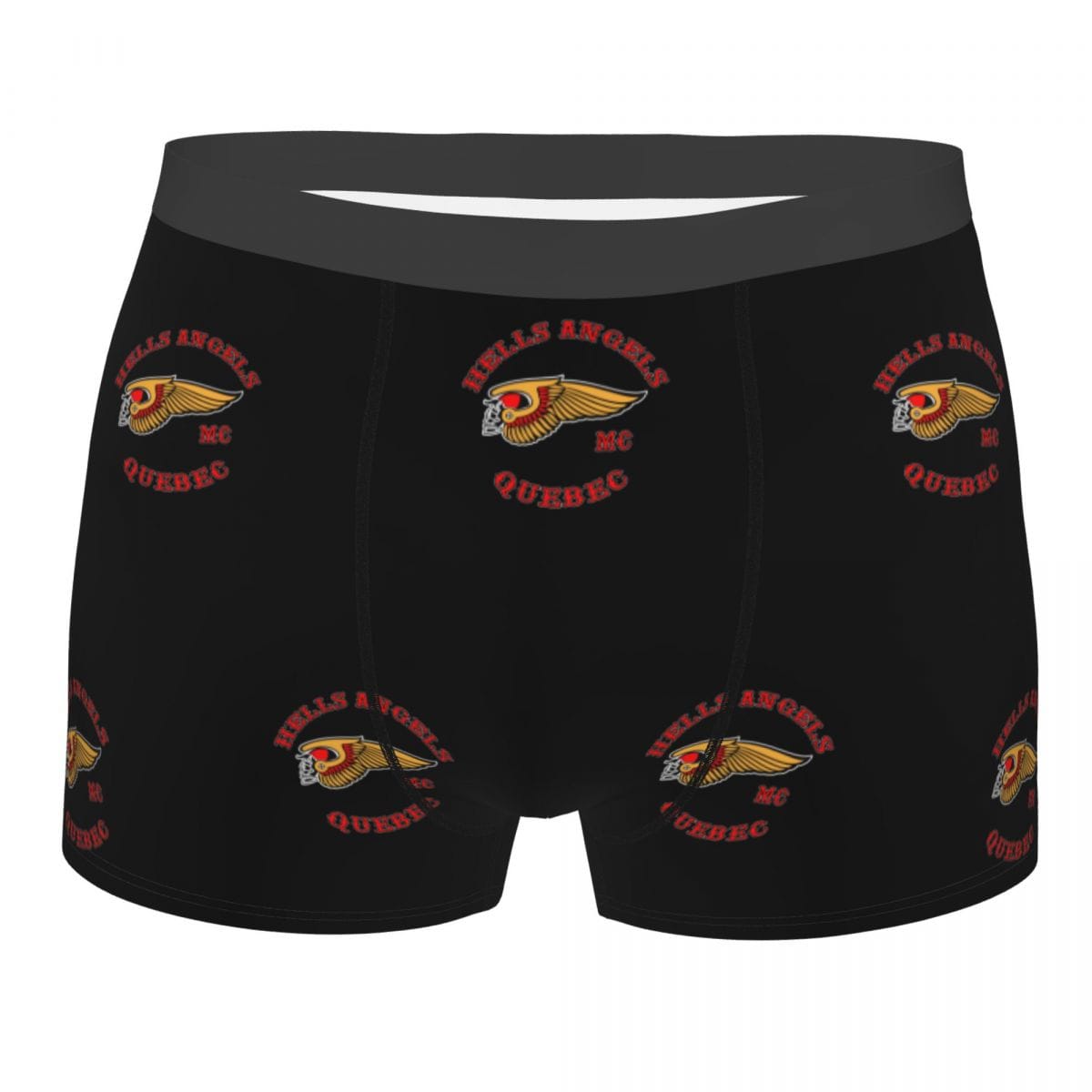 Male Cool Hells Angels Logo Underwear Motorcycle Club Boxer Briefs Stretch Shorts Panties Underpants