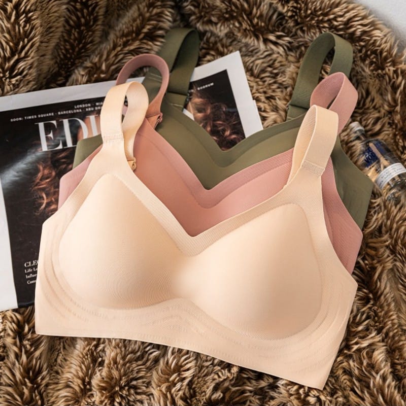 Seamless Bra Comfort Women Padded Bras Top Wireless Underwear Soft Sexy Bralette Support Thin Intimates GIrls Lingerie