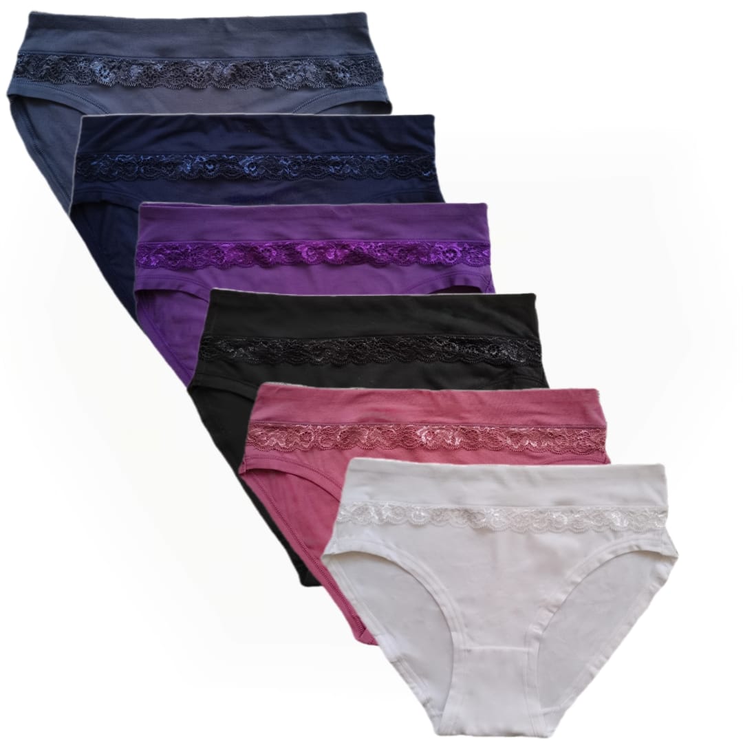 Lace Underwear Hipster,Large Size Women's Panties,Soft Bamboo Women's Briefs,High Cut Woman Underwear Panti,Female Underpants