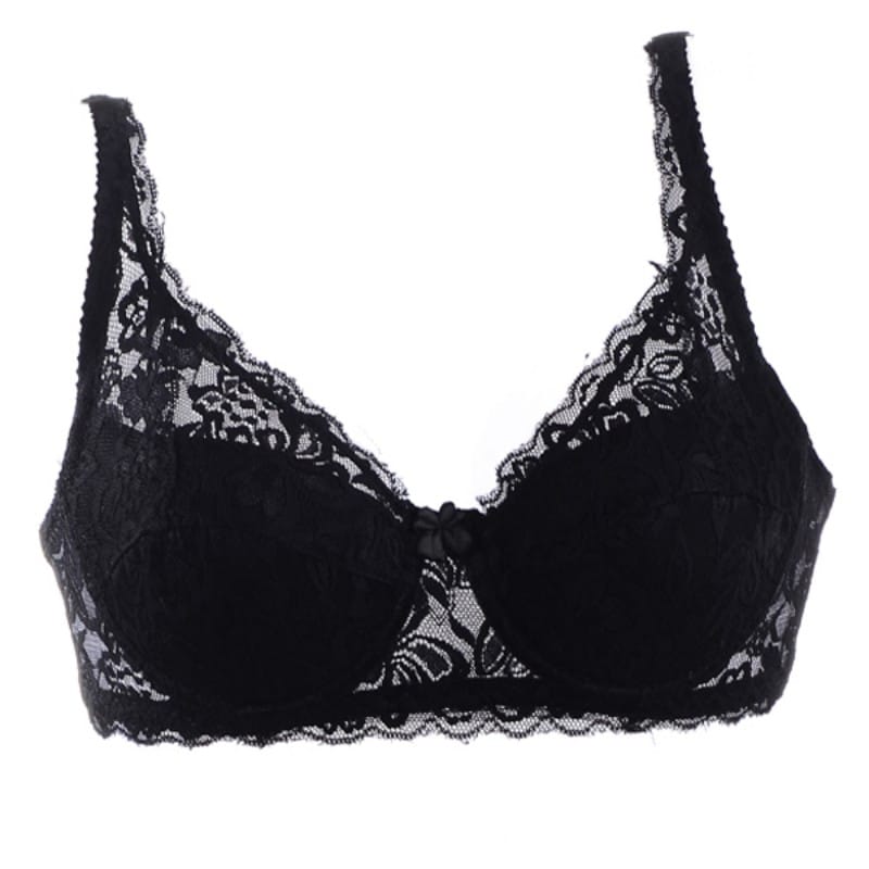 Women Gather Push Up Bra Underwire 5/8 Cup Lace Brassiere Femal Underwear 32/34/36/38/40