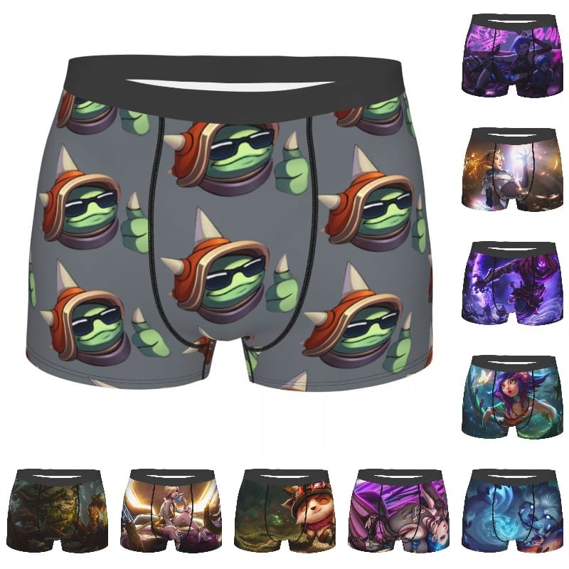 Legend Video Games Leagues Rammus Ok Boxer Shorts Men 3D Print Male Breathbale Underwear Panties Briefs