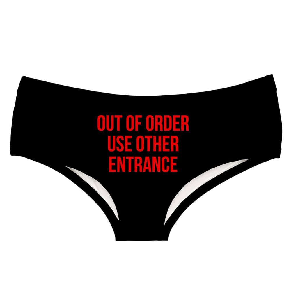 DeanFire Super Soft Women 3D Panties Underwear OTHER ENTRACE LETTER Print Kawaii Push Up Sexy Briefs Lingerie Thong for Female