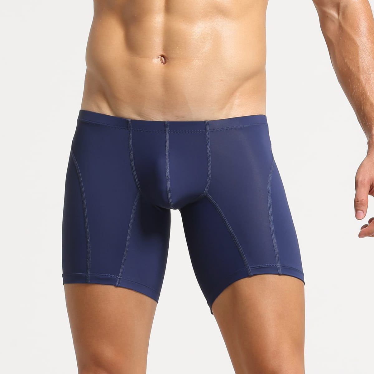 SEOBEAN-Men's sexy Low-Rise Sexy Trunk Boxer Underwear