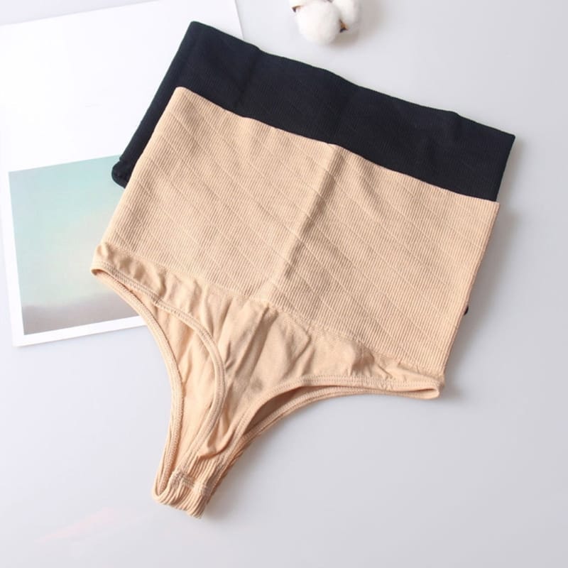 Women Tummy Control High Waist Slimming Panties Thongs Shapewear Underwear Brief