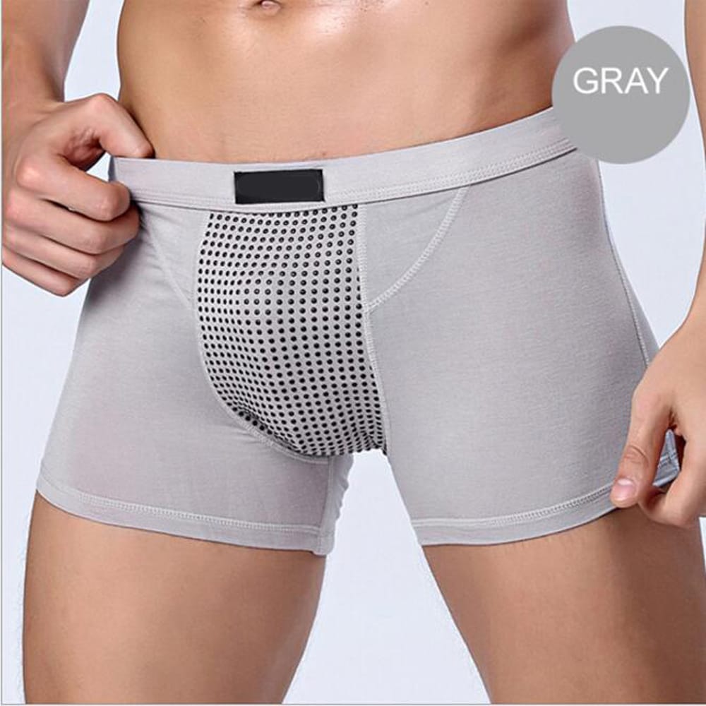 2 Pcs New Size L-5XL Panties Men Underwear Cotton Shorts Boxers Breathable Men's Sexy Underwear British Magnetic Therapy Boxer