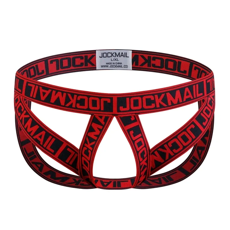 JOCKMAIL Men Jockstrap Thongs Gay Underwear Jock Strap Men Sexy Thong  G String  Lingerie Bulge Pouch Underwear Men Cockstraps