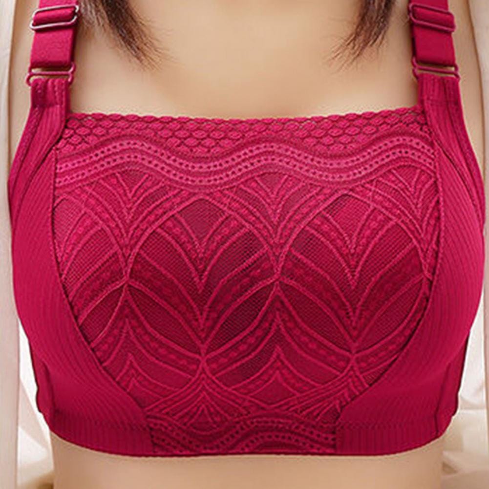 Lace Underwear Bra Adjustable Super Soft Sweat Absorption Women Bra No Steel Ring Push Up Sexy Seamless Bralette Tops