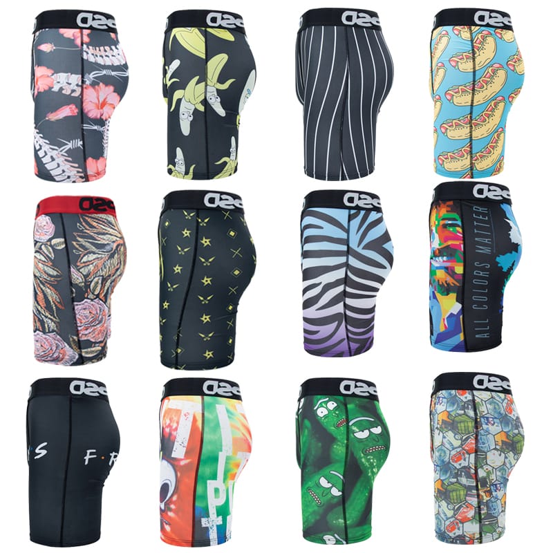 Sexy Men Boxer Underwear Seamless Mens Boxershorts Men's Panties Underpants Plus Size Fashion Printed Man Boxers Briefs Trunks