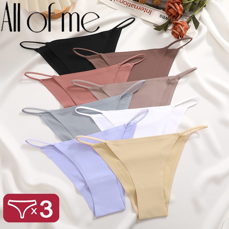 Women's Sexy Underwear Breathable Female T-back Intimate Elastic Rope Lingerie Seamless Low Waist Underpants Lady Bikini Panty