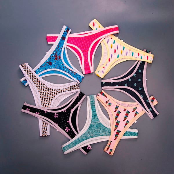 Cotton Women's Sexy Thongs G-string Underwear Panties Briefs For Ladies T-back 1pcs