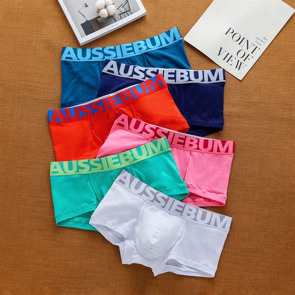Brand Men's Cotton Underwear Low Waist Sexy Trendy Briefs Comfortable Sweat-Absorbent Antibacterial Boxer Shorts Underpants
