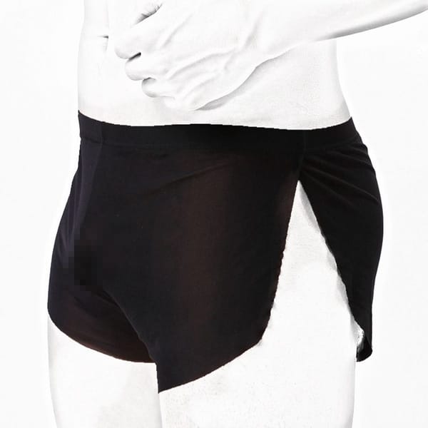 Best price Men's boxers short health underwear mesh Boxers Translucent breathable Men sexy Ultra-thin low waist arrow pants