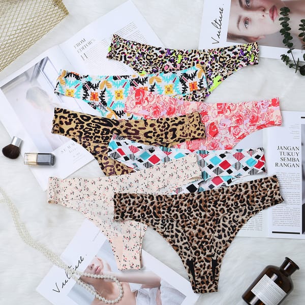 Hot Sale Sexy Women G String Thongs 100% Cotton Crotch Low Waist Panties Ladies Seamless Underwear Breathable Lingrie for Woman