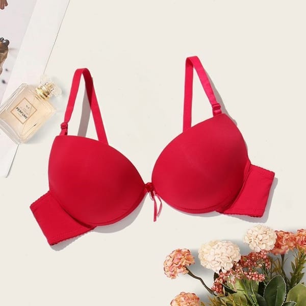 Beauwear Smooth Simple Solid T-Shirt Bra Comfy Underwear Breathable Push Up Bra Women's Lingerie