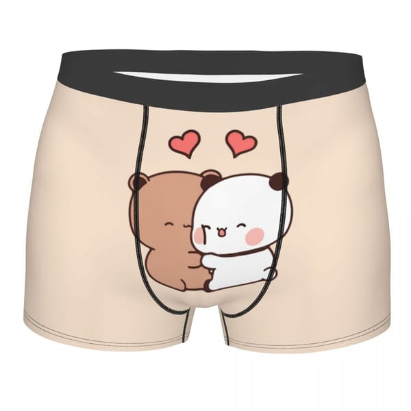 UWU Man's Boxer Briefs Bubu Dudu Cartoon Highly Breathable Underwear Top Quality Print Shorts Gift Idea