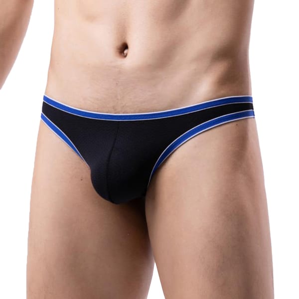 1pc Men's Sexy Jockstrap Pouch G-Strings T-Back Thongs Translucence Bikini Briefs Underwear Lingerie Man Panties