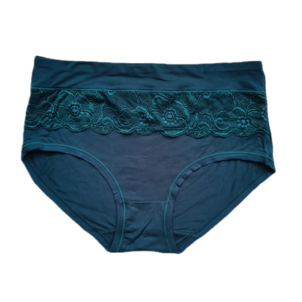 Large Sizes Lace Panties,Soft Bamboo Women's Briefs,Mid-waisted Woman Underwear Panti,Lace Panty,Plus Size Female Underpants