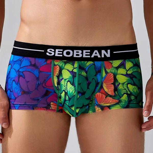 SEOBEAN-CHECKERED BOXER BRIEF UNDERWEAR