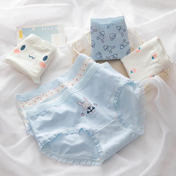 M-XL Cotton Panties Lovely Girl Lace Underpants Women's Traceless Comfort Briefs Women's Underwear Panty Sexy Lingerie
