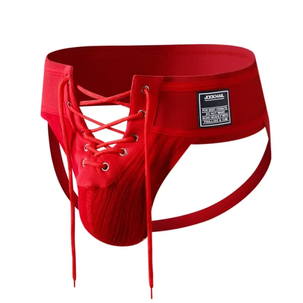 jockmail Men's G-Strings & Thongs,3 Inch Waistband Men's Supporter Jockstrap Sexy Gay Men Underwear LGBT Clubwear