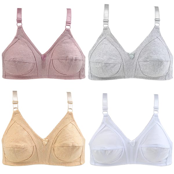 Everyday Bra For Women Wire Free Bras Cotton Thin Brassiere Female Confortable Underwear Big Size 48CD 46CD Cup