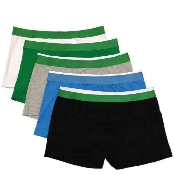 M-2XL MEN'S Underwear Cotton Letter Logo Boxer Shorts Breathable Mid-waist Boys Sports Boxer Homme Shorts Trend Briefs Panties