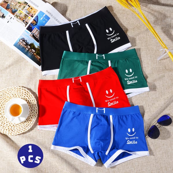 Men's Cotton Underpants Trend Boxer Shorts Summer Sports Breathable Comfortable Underwear Teenagers Coton Boxer Shorts XXXL