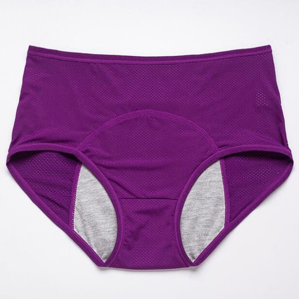 Leak Proof Menstrual Panties for Women, L-8XL Plus Size Cotton Underwear with Waterproof and Breathable Design for Periods