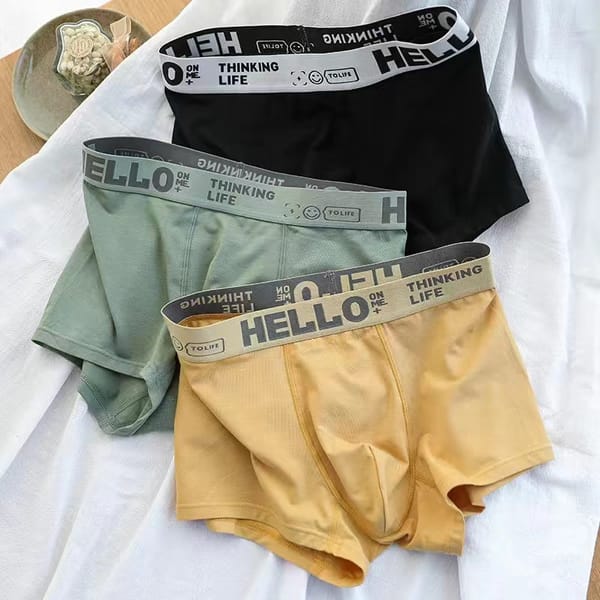 6pcs Men Underwear Cotton Sexy Men's Boxer Shorts Panties Breathable U Convex Underpants Male Plus Size