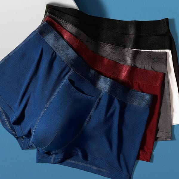 Basic Design Men Underwear Breathable Lightweight Men's Summer Underwear Low-rise Sport Shorts Elastic Comfortable Panties Modal