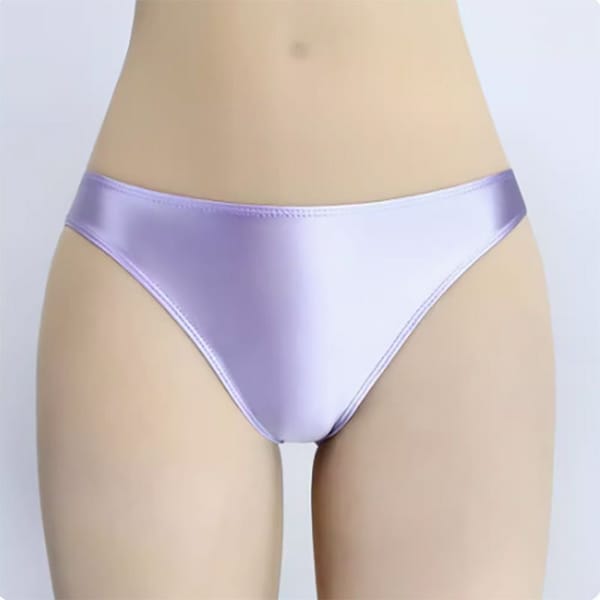 Women's Lingerie Seamless Ice Silk Panties Underwear Plus Size Sexy Low Waist Briefs