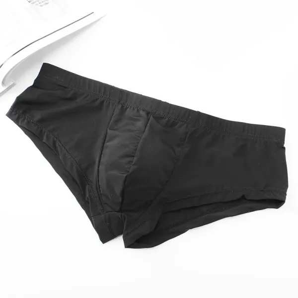 Men Trunks Ice Silk Underwear Ultra Low Waist Bulge Pouch Boxer Sports Breathable Underpants Knickers Boxershorts Calzoncillo