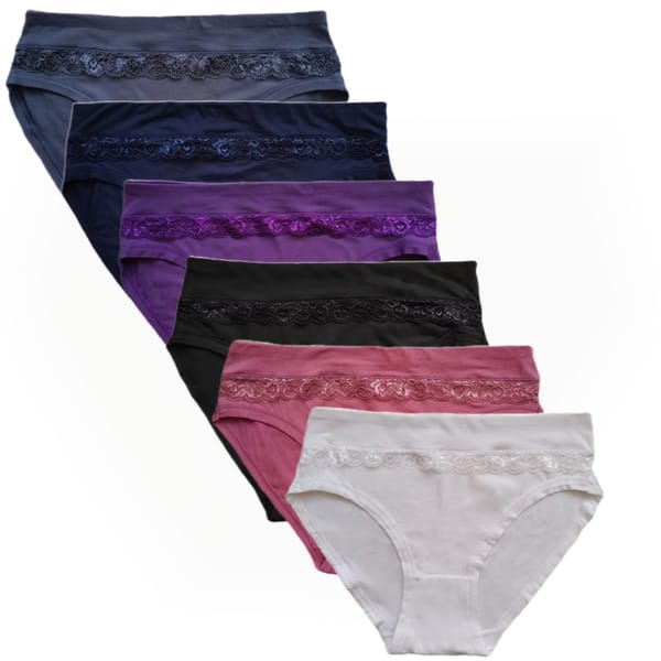 Lace Underwear Hipster,Large Size Women's Panties,Soft Bamboo Women's Briefs,High Cut Woman Underwear Panti,Female Underpants