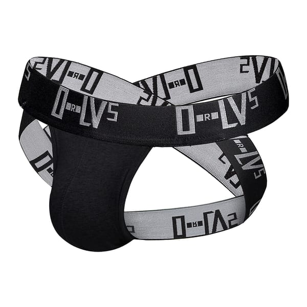 ORLVS  Men's Underwear Sexy Briefs Thong Jockstrap Pouch Cuecas Man Cotton Panties Thongs Mesh Underpants Gay Slip Homme Srting