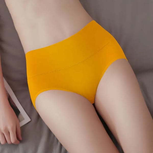 High Waist  Cotton Women's Panties Body Shaper Solid Cute Girls Briefs Sexy Women Underwear Breathable Comfort Female Lingerie