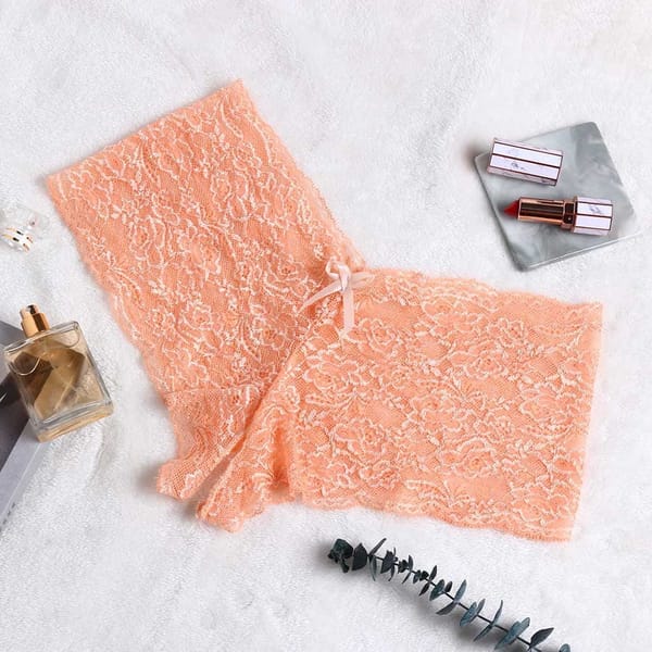Sexy Women Lace Lingerie Plus Size Underwear Open Crotch Bowknot Hollow Underwear Transparent breathable G-string Embroidered
