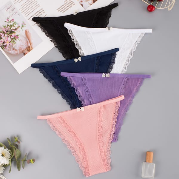 Woman's Sexy Underwear Cotton Panties Women Lingerie Female Underpants Lace Briefs Ladies Intimate Bikini Panty